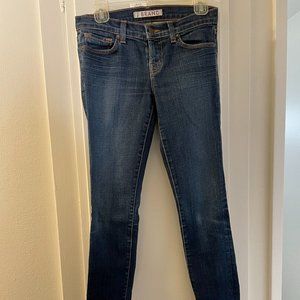 J Brand Women's Dark Denim Low Rise Straight Leg Jeans-26